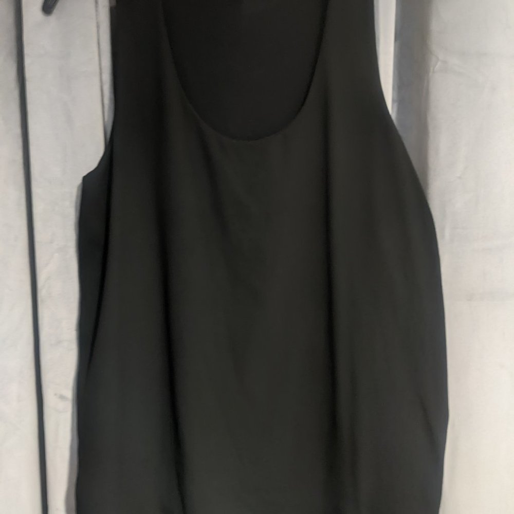 Ann Taylor Mix Media Blouse (Black)